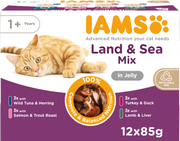Iams Delights Adult Land & Sea Collection in Jelly Multipack
