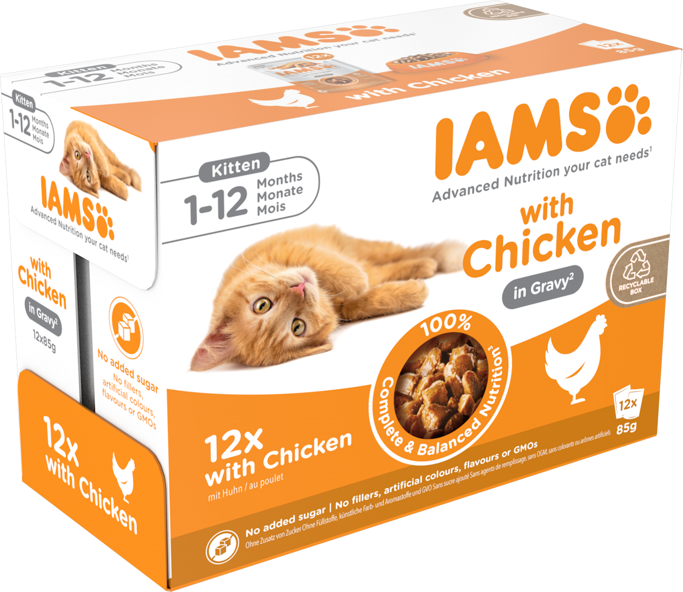 Iams Delights Kitten Chicken in Gravy Multipack