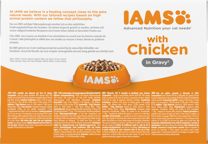 Iams Delights Kitten Chicken in Gravy Multipack