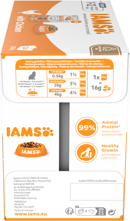 Iams Delights Kitten Chicken in Gravy Multipack