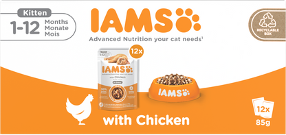 Iams Delights Kitten Chicken in Gravy Multipack