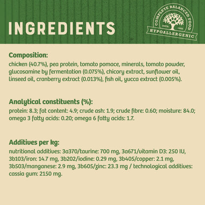 James Wellbeloved Grain Free Senior Cat Food Pouch Chicken in Jelly