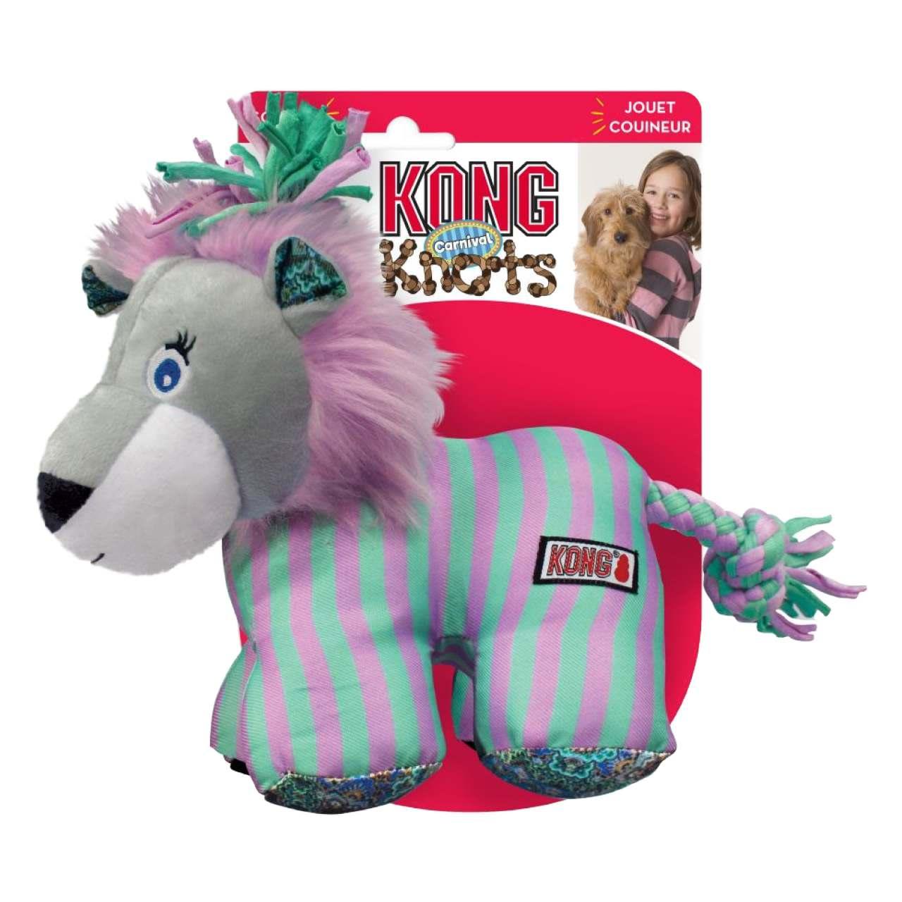 KONG Knots Carnival Lion Dog Toy