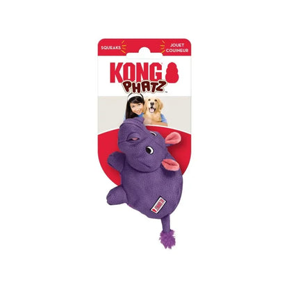 KONG Phatz Hippo Dog Toy