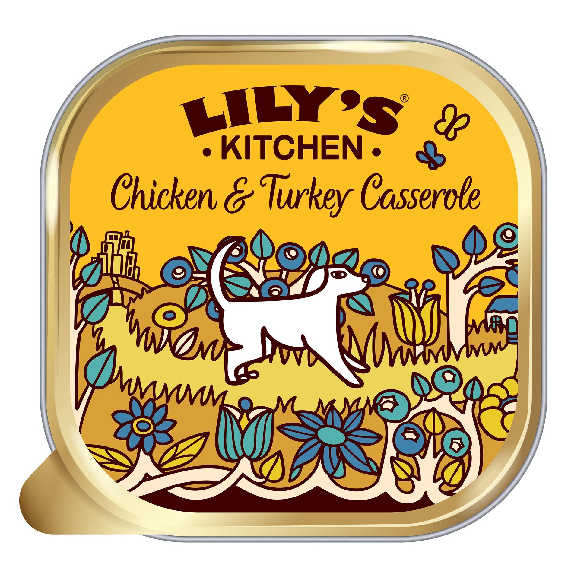 Lily's Kitchen Lily'S Kitchen Casserole For Chicken Turkey Adult Wet Dog Food pet food packaging