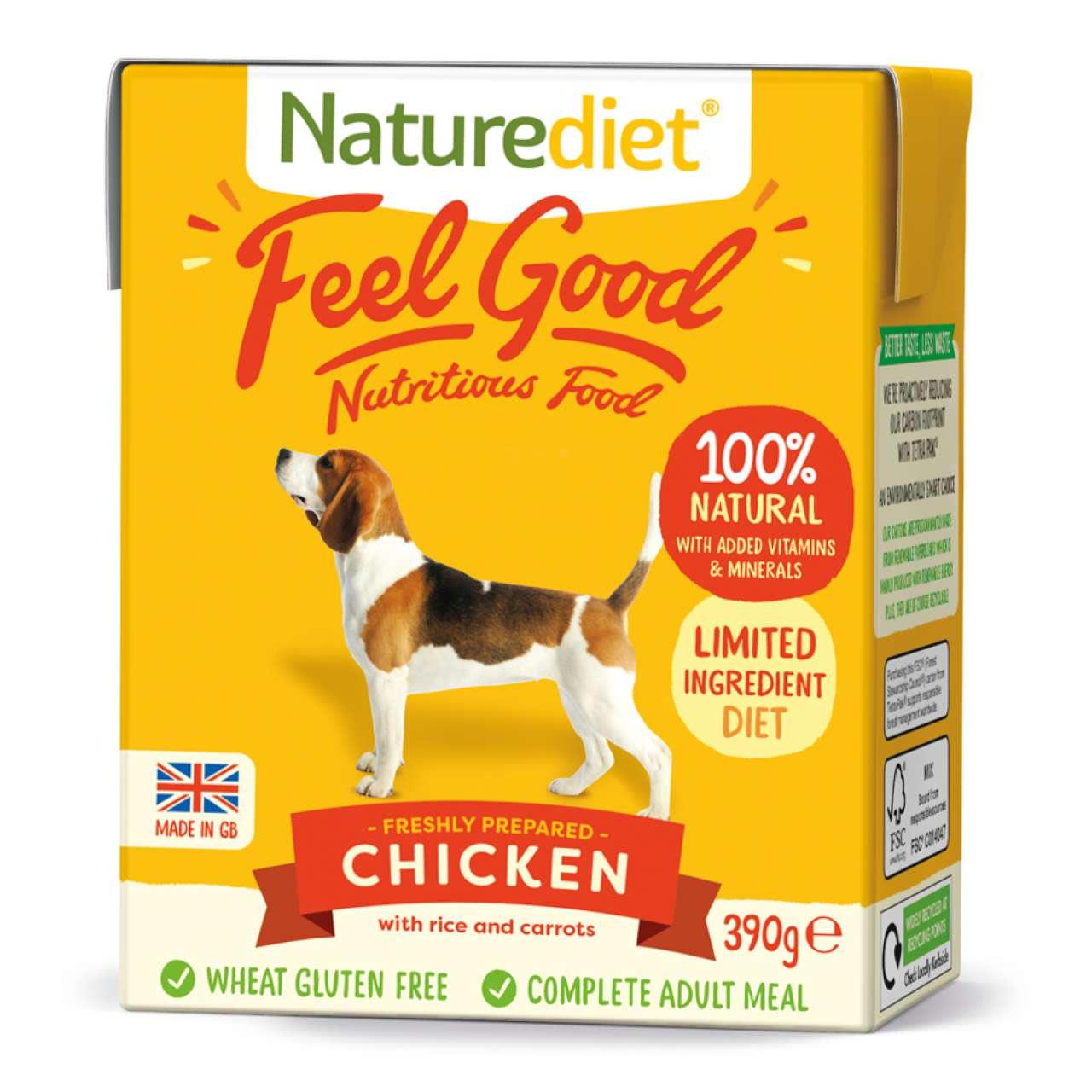 Naturediet Naturediet Feel Good Chicken Adult Wet Dog Food pet food packaging