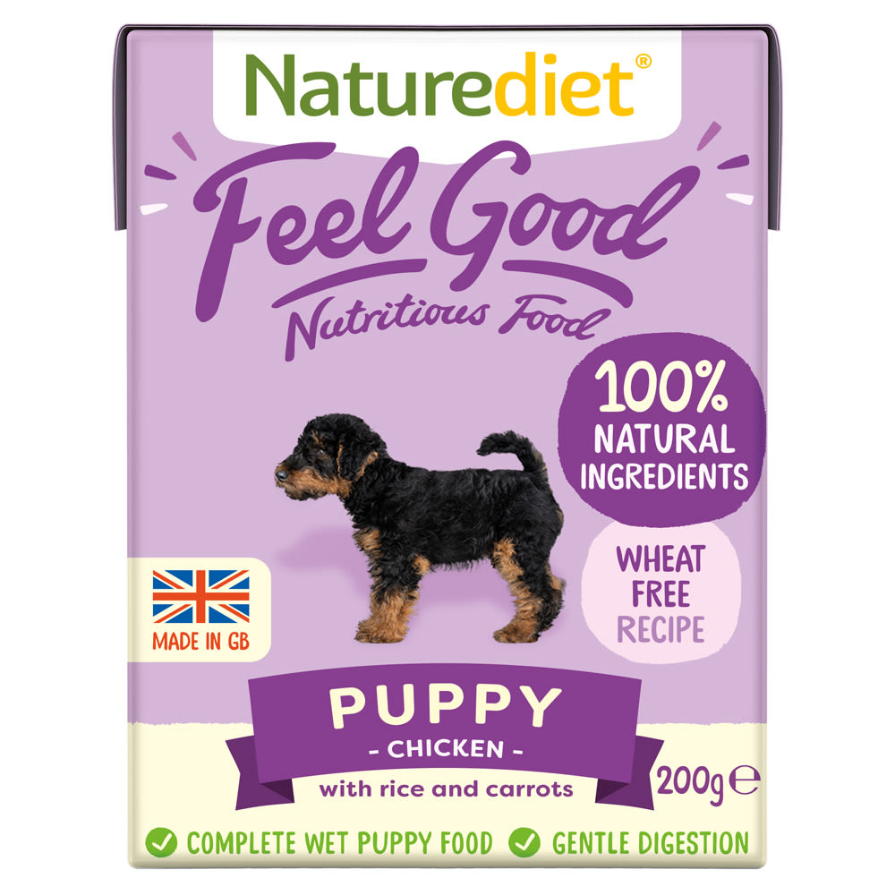Naturediet Naturediet Feel Good Puppy Wet Dog Food pet food packaging