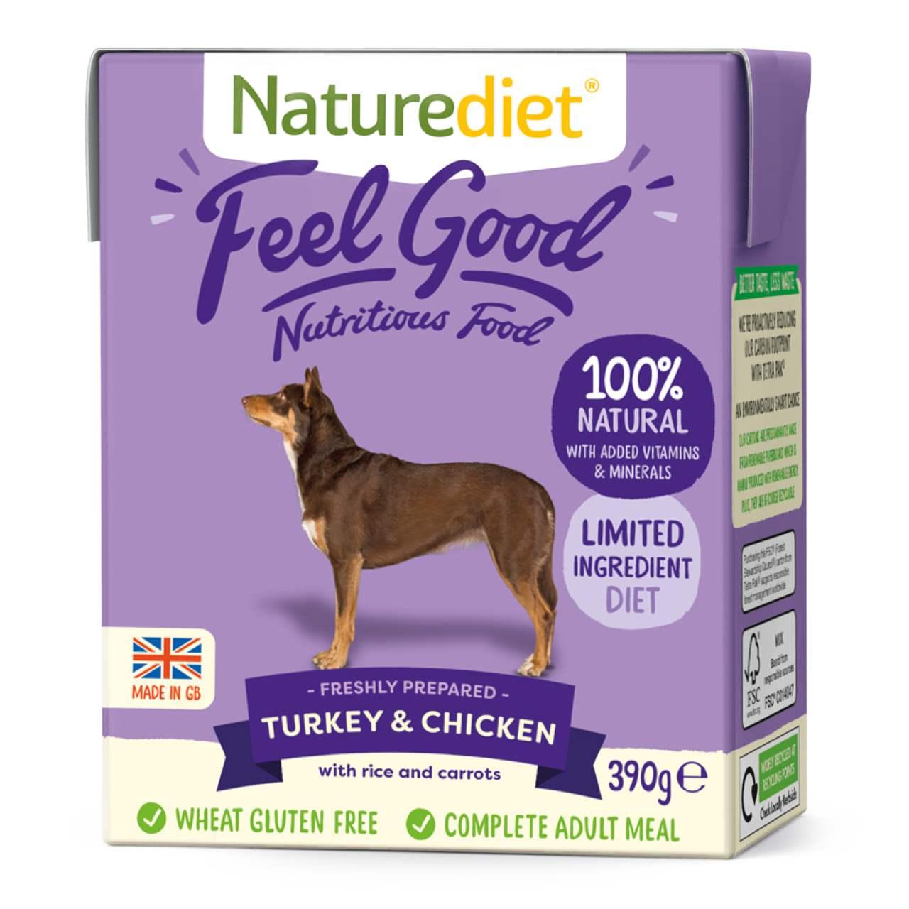 Naturediet Naturediet Feel Good Chicken Turkey Adult Wet Dog Food pet food packaging