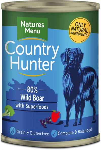 Natures menu Natures Menu Grain Free Country Hunter Wild Boar pet food packaging