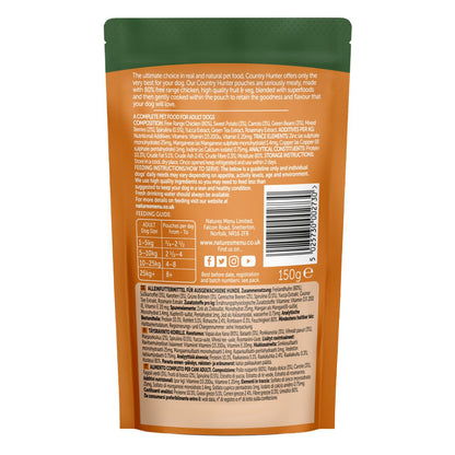 Natures Menu Country Hunter Chicken Wet Dog Food Pouches