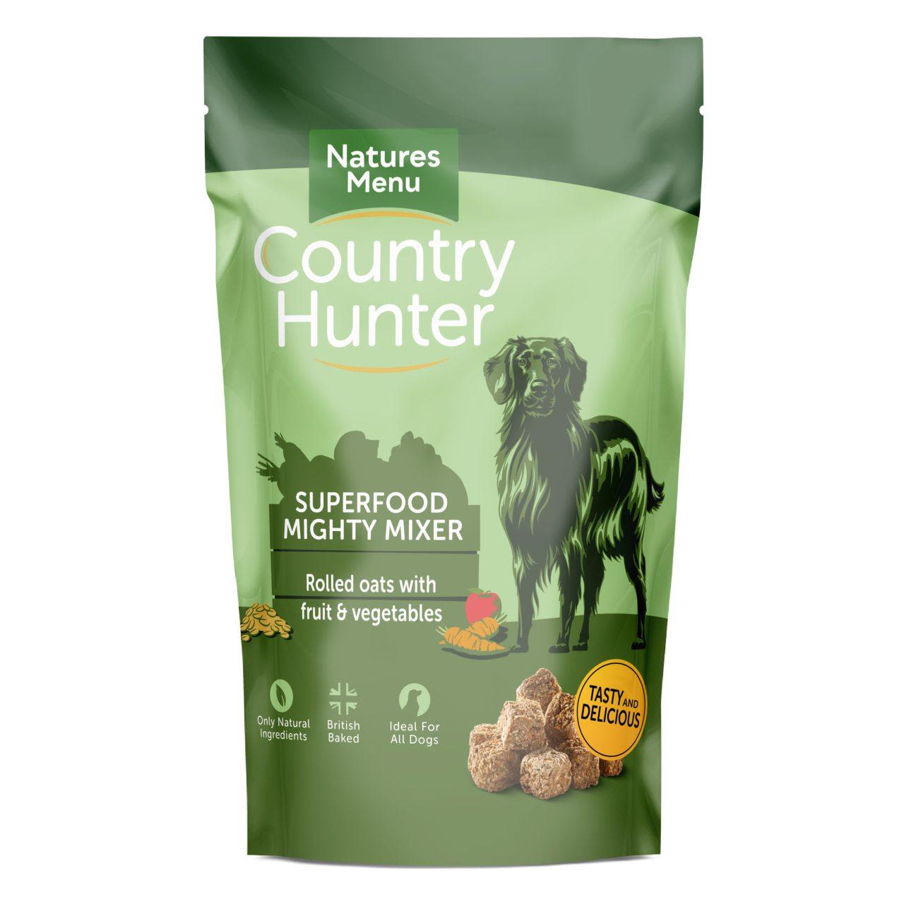 Natures menu Natures Menu Country Hunter Mixer Adult Dry Dog Food pet food packaging