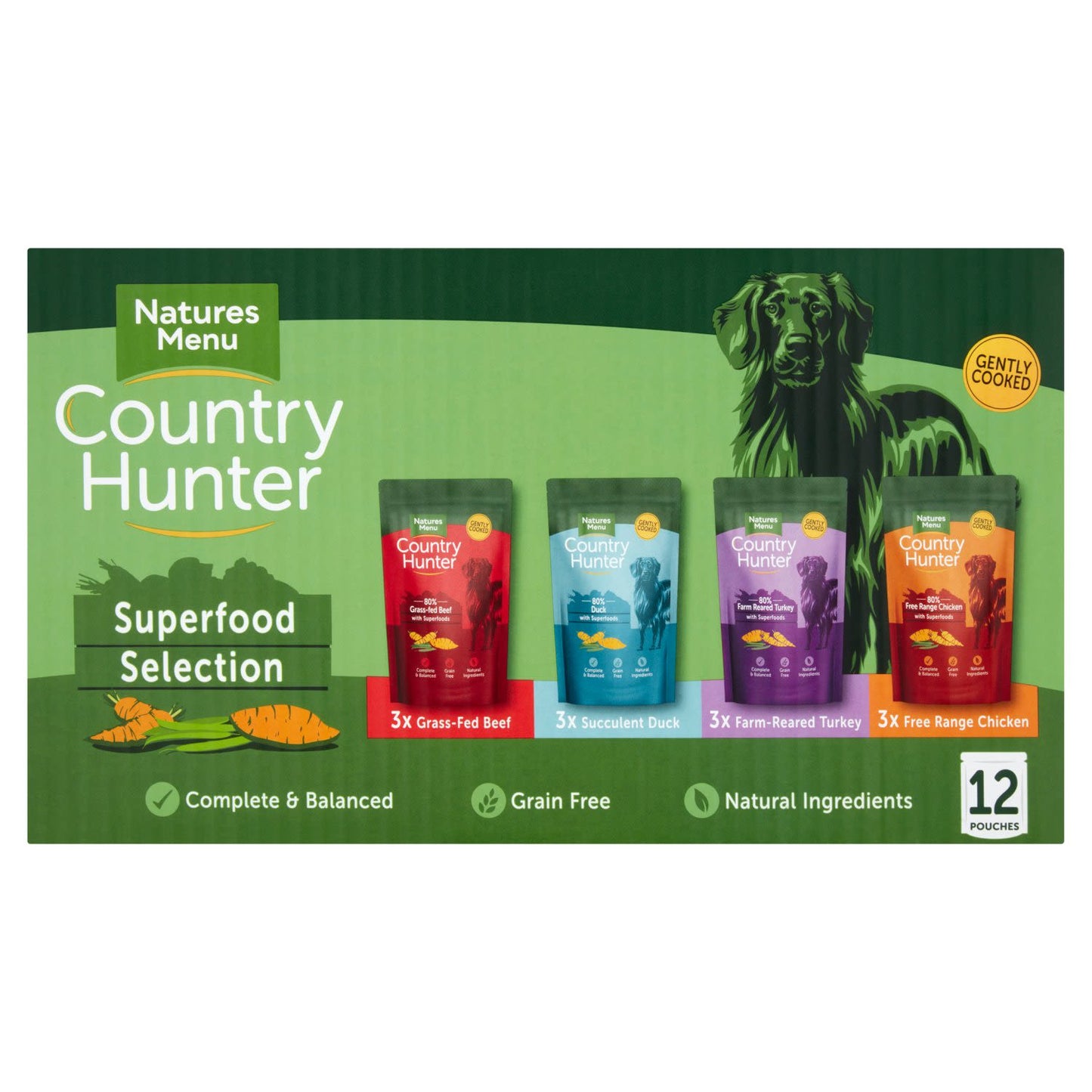 Natures Menu Country Hunter Superfood Selection Wet Dog Food Pouches