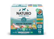 Naturo Adult Wet Dog Food Grain-free Variety Pack Trays