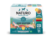 Naturo Adult Wet Dog Food with Rice Variety Pack Trays