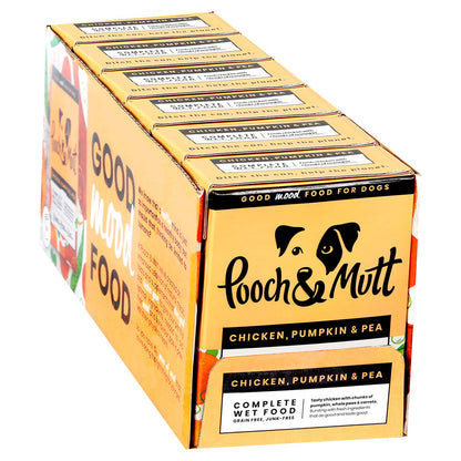 Pooch & Mutt Chicken Pumpkin and Pea Wet Food Multipack