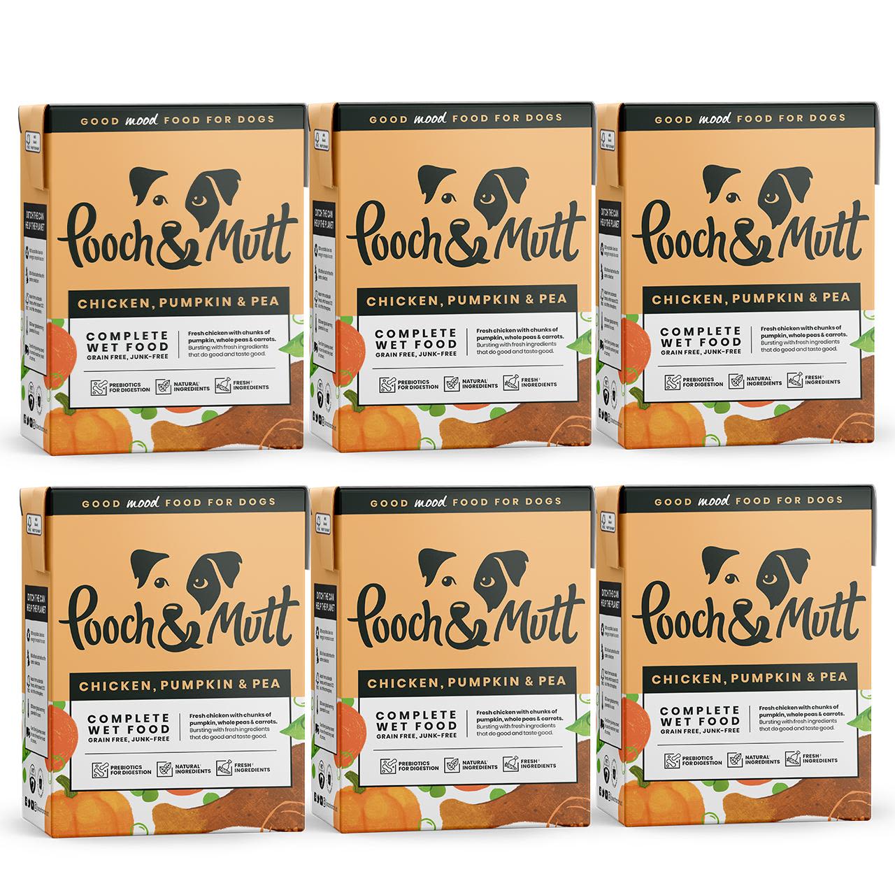 Pooch & Mutt Chicken Pumpkin and Pea Wet Food Multipack