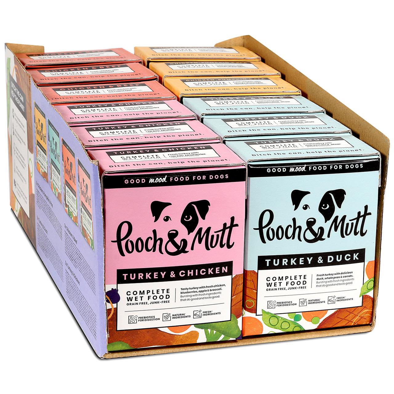 Pooch & Mutt Wet Dog Food Cartons Multipack
