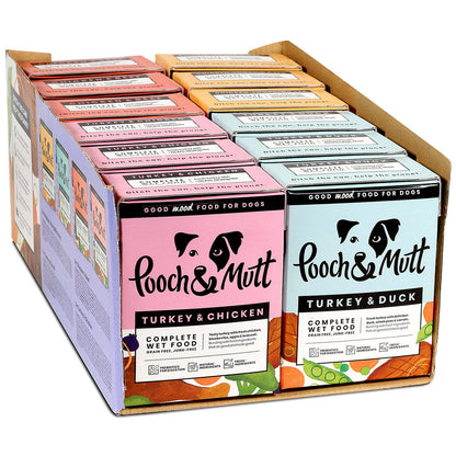Pooch & Mutt Wet Dog Food Cartons Multipack