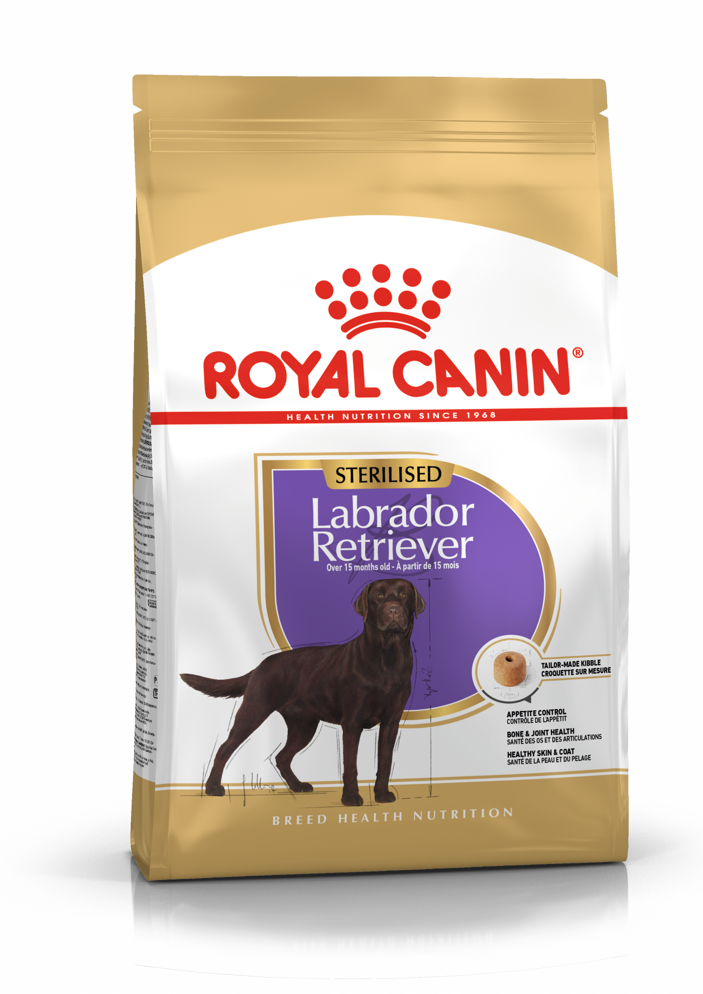 Royal Canin Royal Canin Labrador Sterilised Adult Dry Dog Food pet food packaging