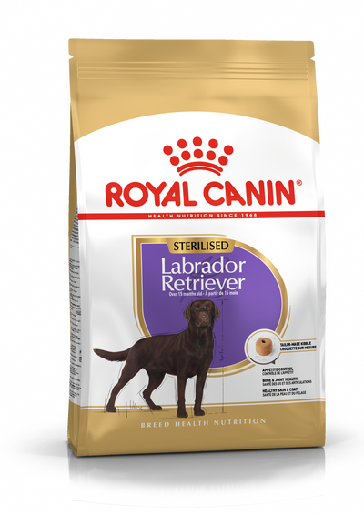 Royal Canin Royal Canin Labrador Sterilised Adult Dry Dog pet food packaging