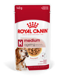 Royal Canin Medium Ageing 10+ Senior in Gravy Wet Dog Food