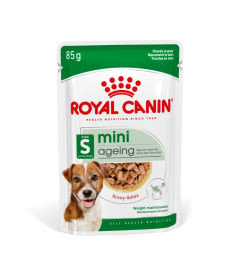 Royal Canin Royal Canin Ageing 12_Plus Mini Senior Wet Dog Food pet food packaging