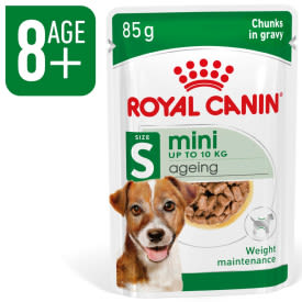 Royal Canin Mini Ageing 12+ Senior In Gravy Wet Dog Food