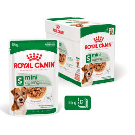 Royal Canin Mini Ageing 12+ Senior In Gravy Wet Dog Food