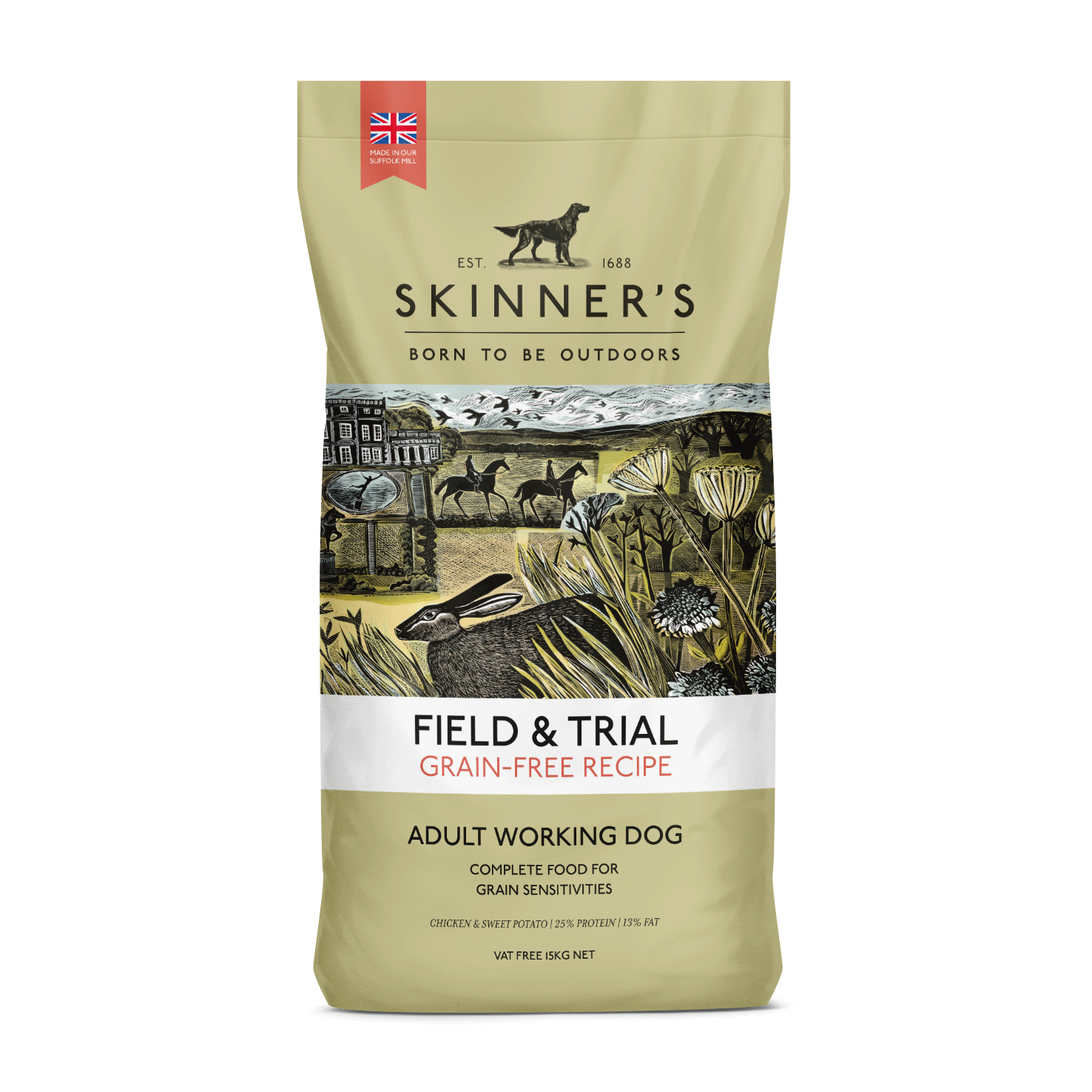 Skinners Skinners Chicken Adult Dry Dog Food pet food packaging