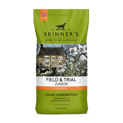 Skinners Skinners Field Trial Puppy Dry Dog Food pet food packaging