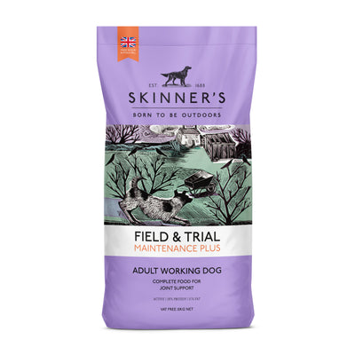 Skinners Skinners Maintenance Plus Field Trial Chicken pet food packaging