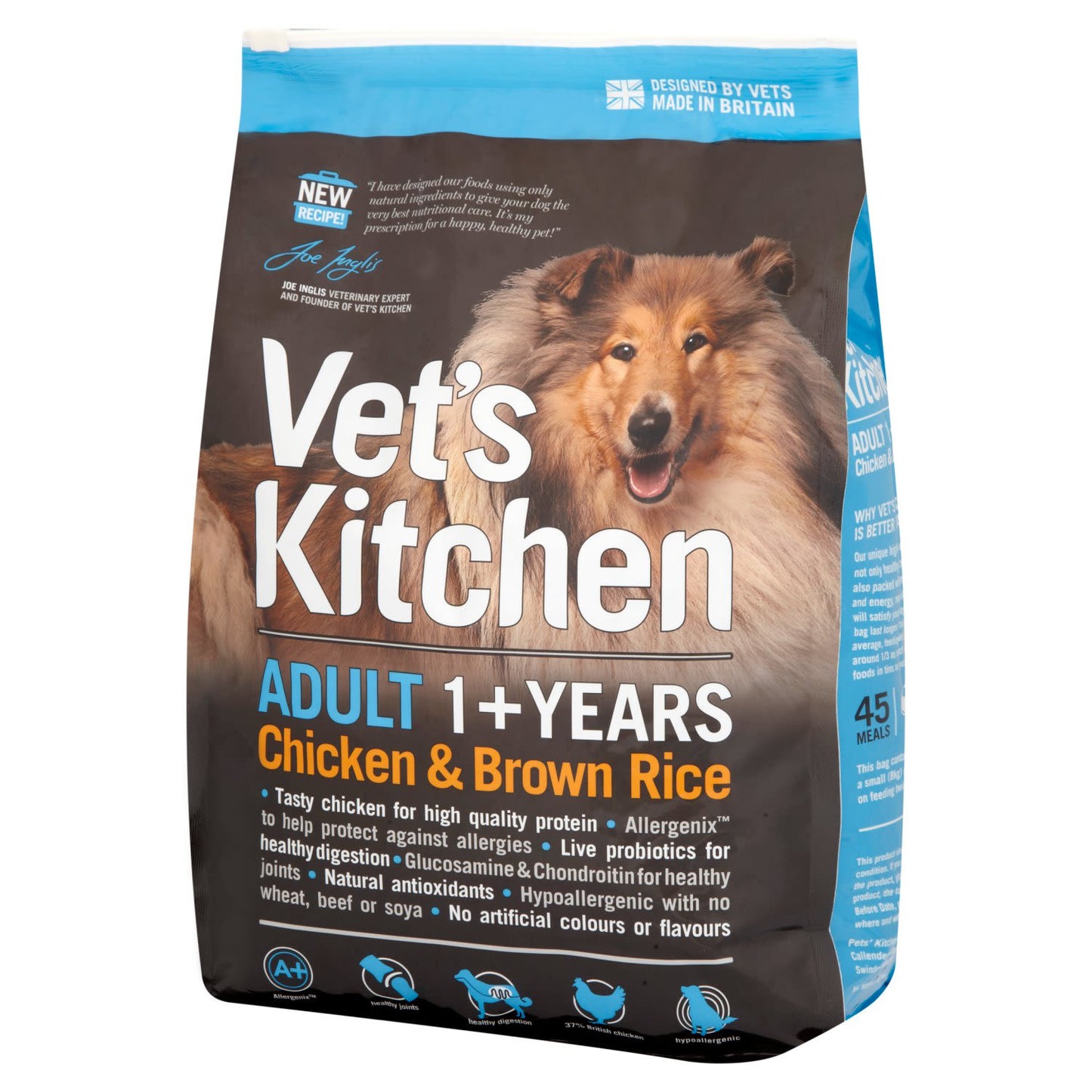 Vets Kitchen Adult Chicken & Brown Rice Dry Dog Food