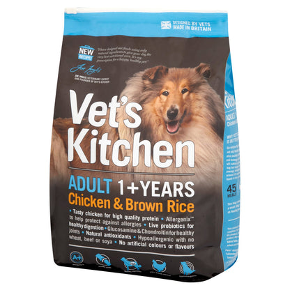 Vets Kitchen Adult Chicken & Brown Rice Dry Dog Food