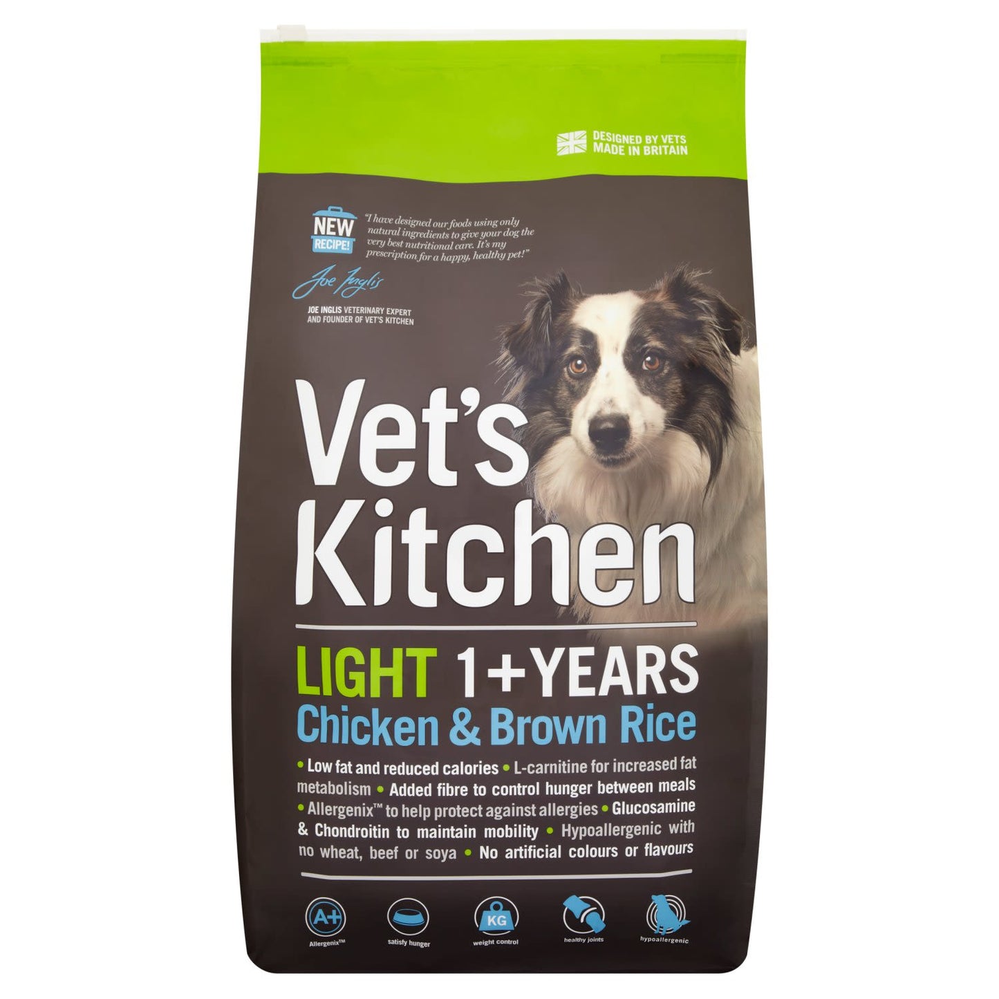 Vets Kitchen Adult Light Chicken & Brown Rice Dry Dog Food