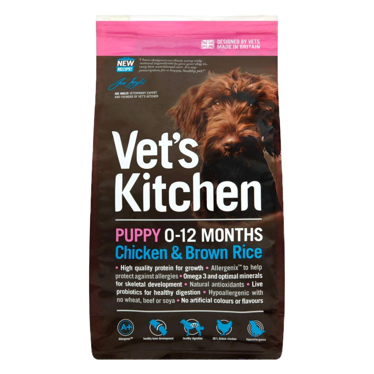 Vets Kitchen Puppy Chicken & Brown Rice Dry Dog Food