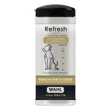 Wahl Refresh Cleaning Coconut Pet Dog Wipes
