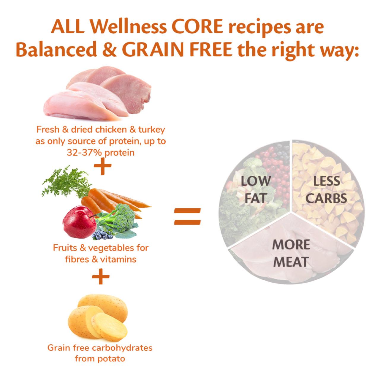 Wellness Core Grain-free Small Breed Adult Dry Dog Food Turkey