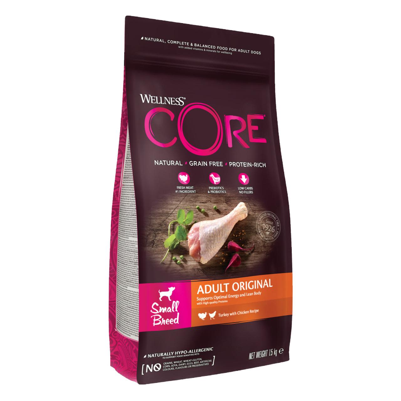 Wellness Core Grain-free Small Breed Adult Dry Dog Food Turkey