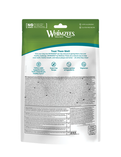 Whimzees Toothbrush Dental Chew Dog Treats - Medium