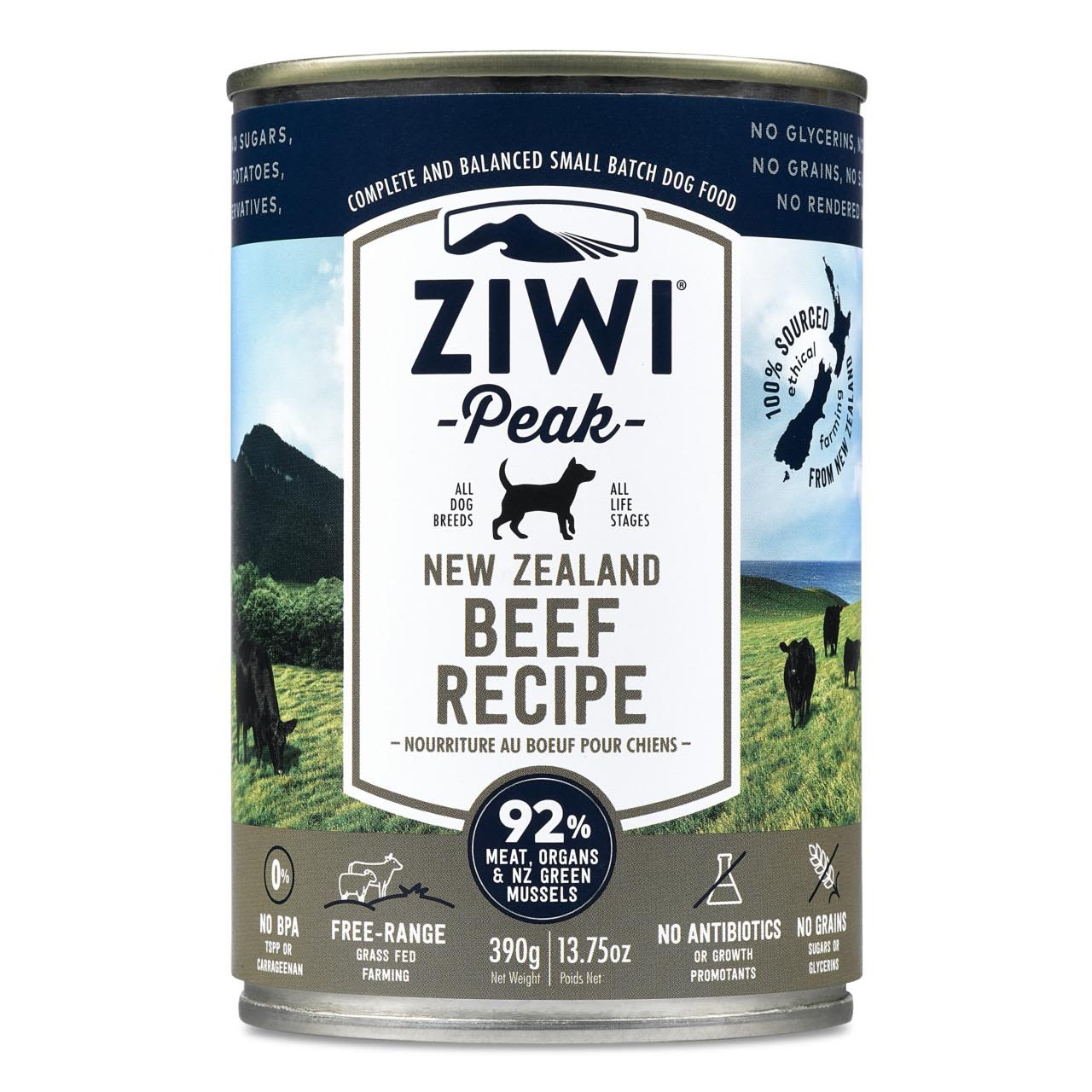ZIWI PEAK Ziwi Peak Ziwipeak Daily Cuisine Beef Adult Wet Dog Food pet food packaging