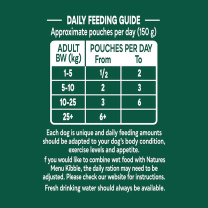Natures Menu Country Hunter Beef Wet Dog Food Pouches