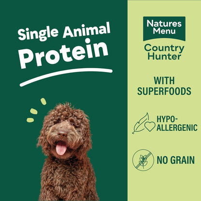 Natures Menu Country Hunter Duck Wet Dog Food Pouches