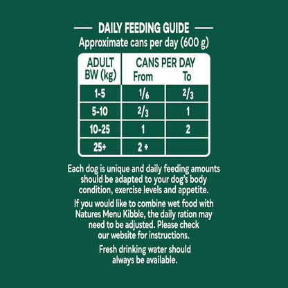Natures Menu Country Hunter Farm Reared Turkey Wet Dog Food Cans