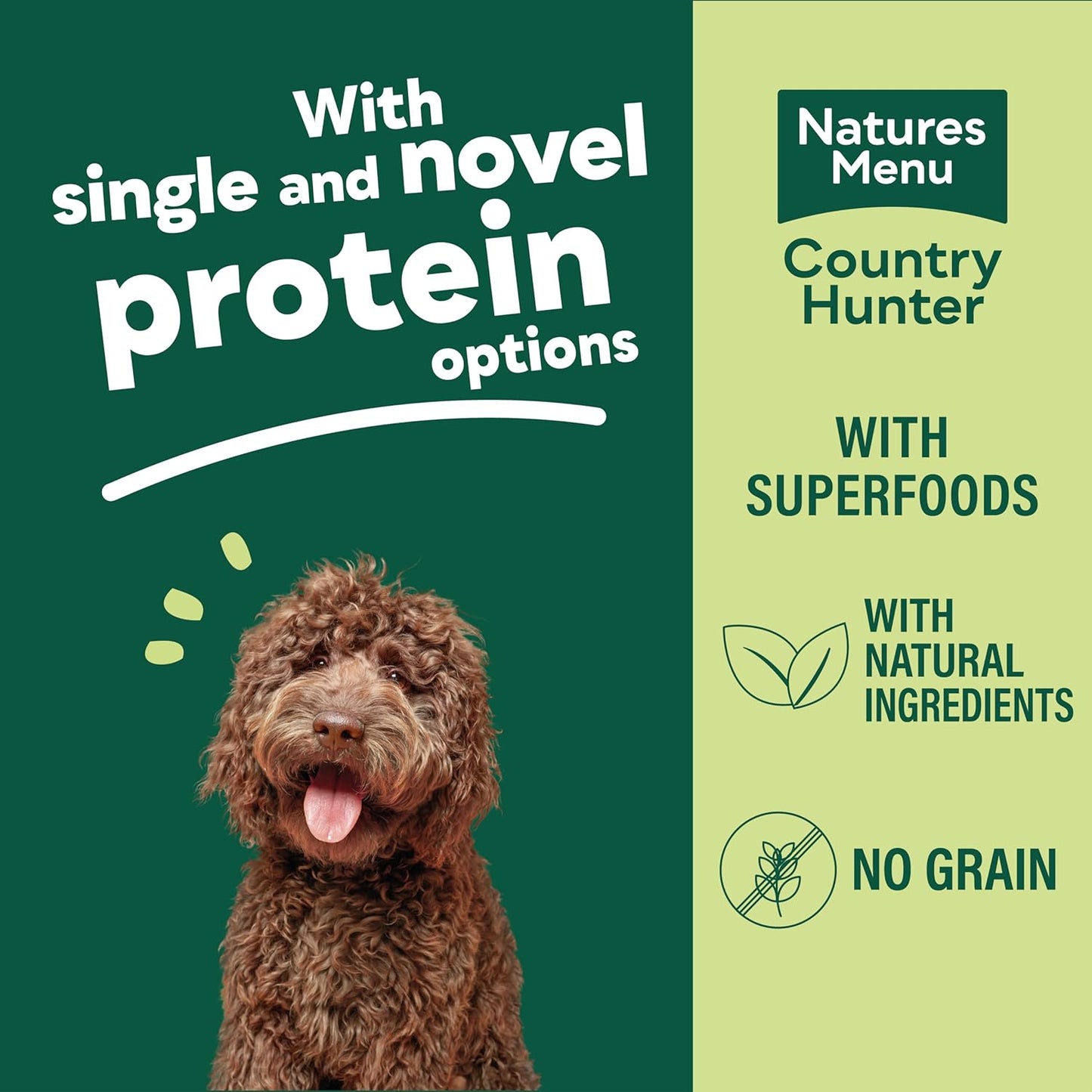Natures Menu Country Hunter Farm Reared Turkey Wet Dog Food Cans