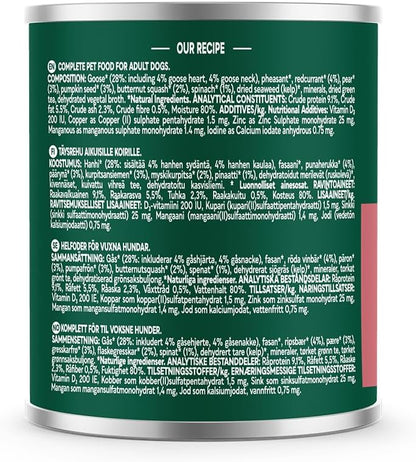 Natures Menu Country Hunter Pheasant & Goose Wet Dog Food Cans