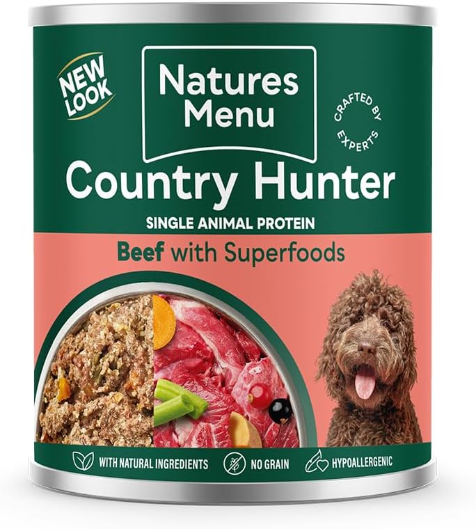 Natures Menu Country Hunter Superfood Beef Cans
