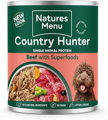 Natures Menu Country Hunter Superfood Beef Cans
