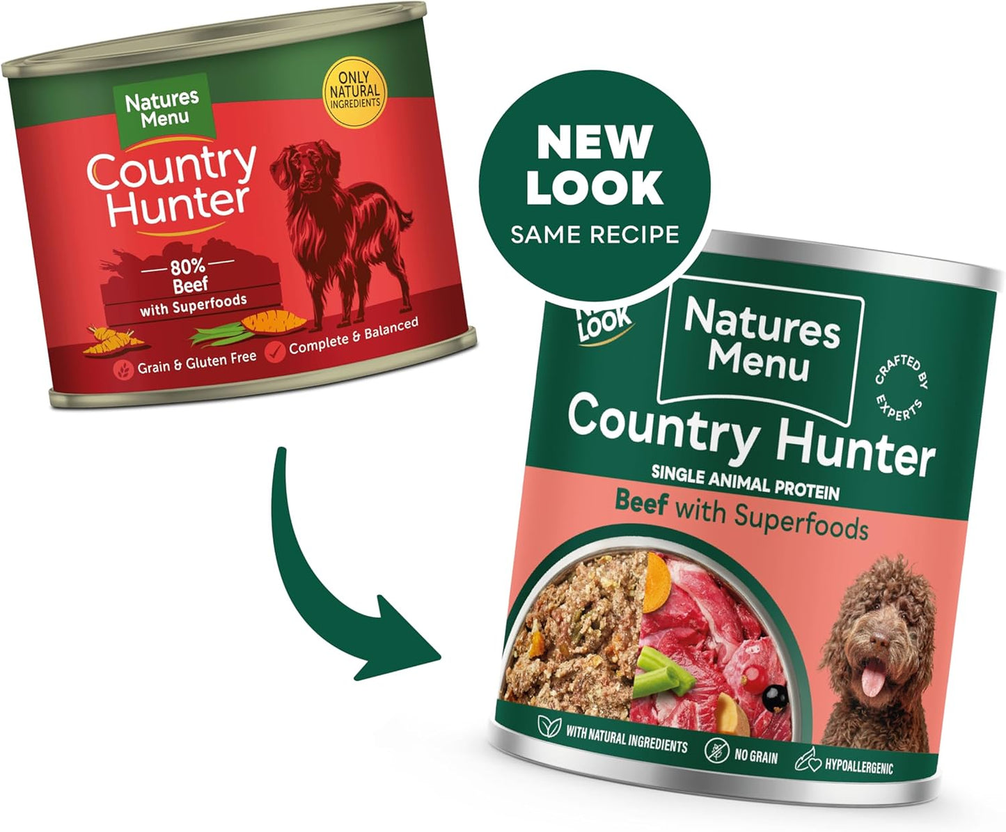 Natures Menu Country Hunter Superfood Beef Cans