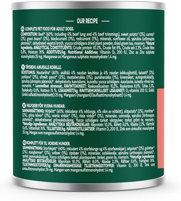 Natures Menu Country Hunter Superfood Beef Cans