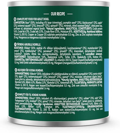 Natures Menu Country Hunter Wild Boar Wet Dog Food Cans